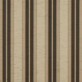 9 x 9 inch Home decor fabric Swatch - Sunbrella Awnings and Marines Stripes 46″ Chocolate Chip Fancy