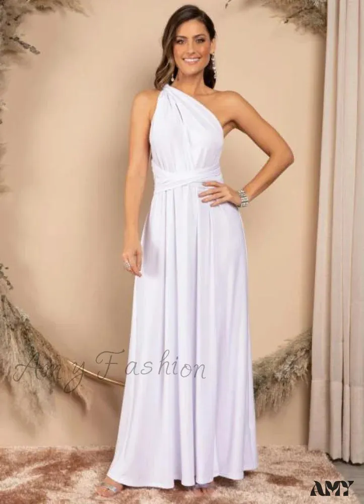 Amy Fashion - Bandage Party Bridesmaids Infinity Robe Maxi Dress