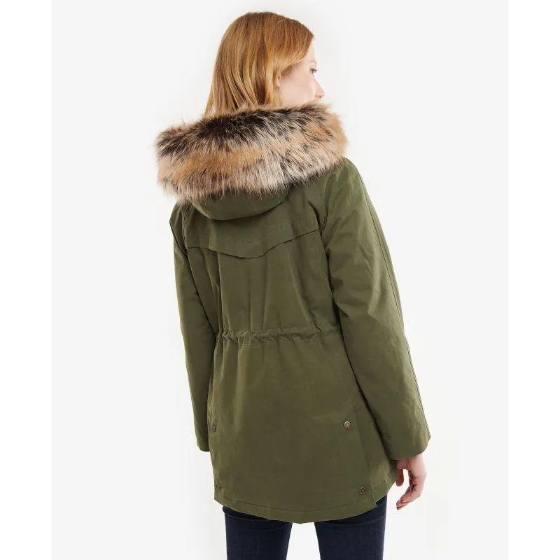 Barbour Meadow Ladies Waterproof Jacket - Olive/Classic