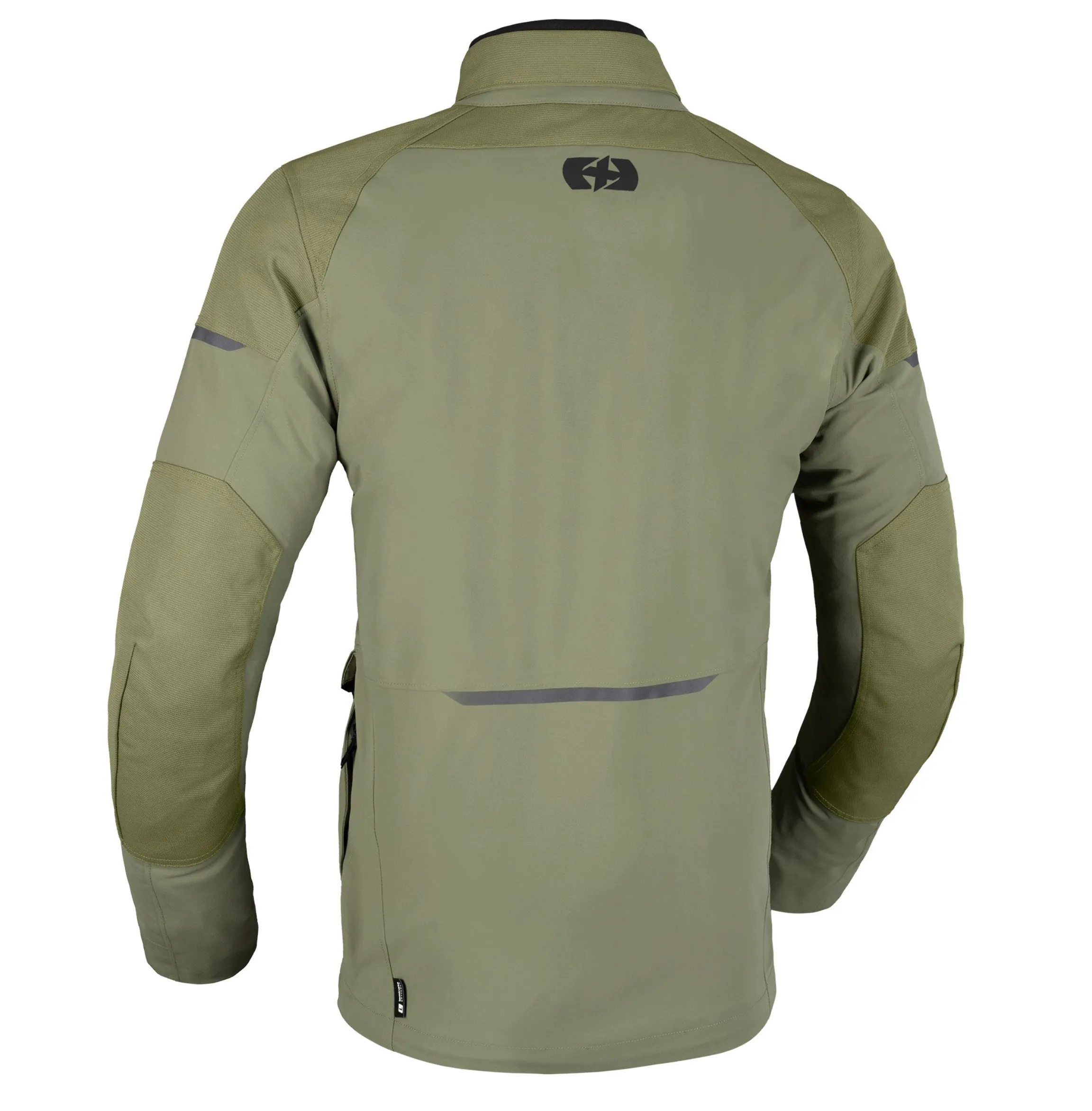 Barkston Waterproof Khaki Biker Jacket with Elbow & Shoulder armour by Oxford products