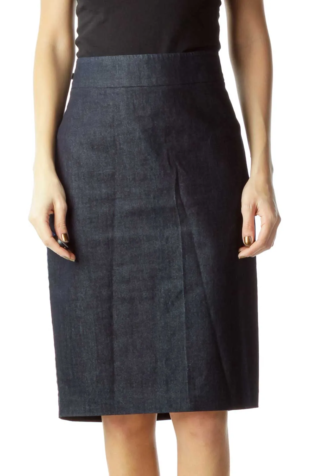 Blue Denim Pencil Skirts