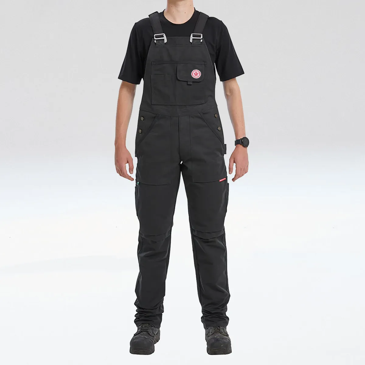 Canvas Overalls Unhemmed