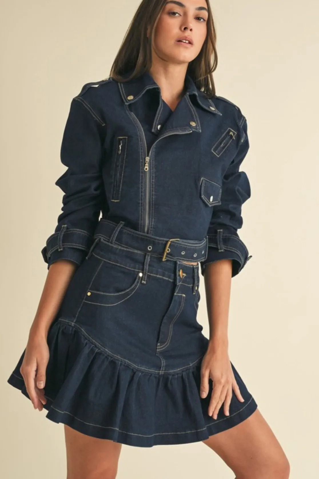 Close Encounter Denim Skirt