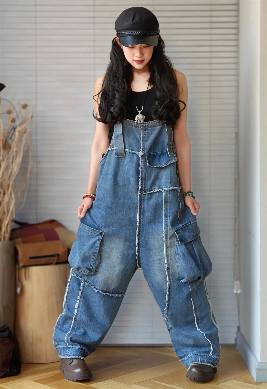 denim jumpsuit women blue jean jumpsuit jean overalls for women