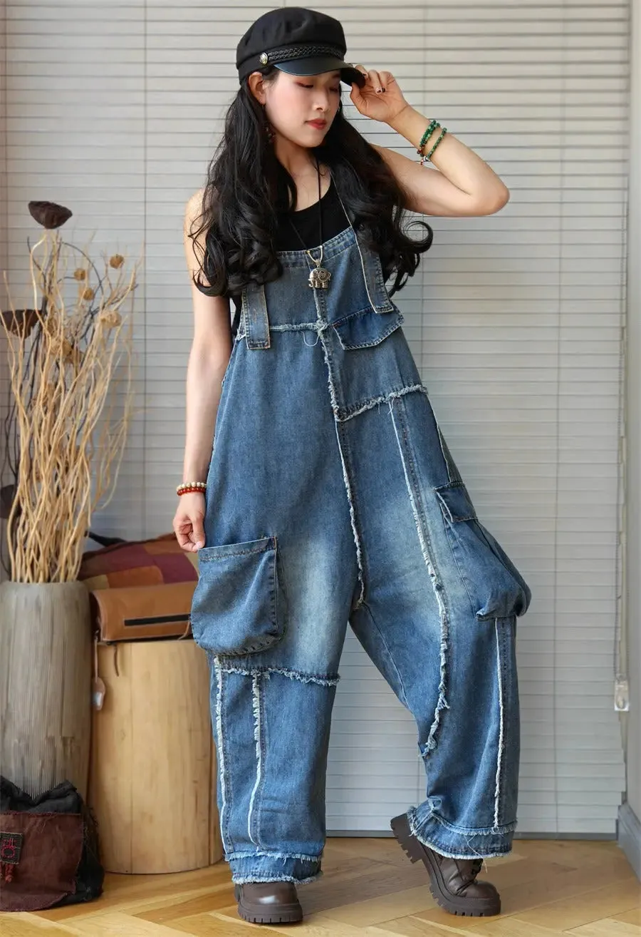 denim jumpsuit women blue jean jumpsuit jean overalls for women