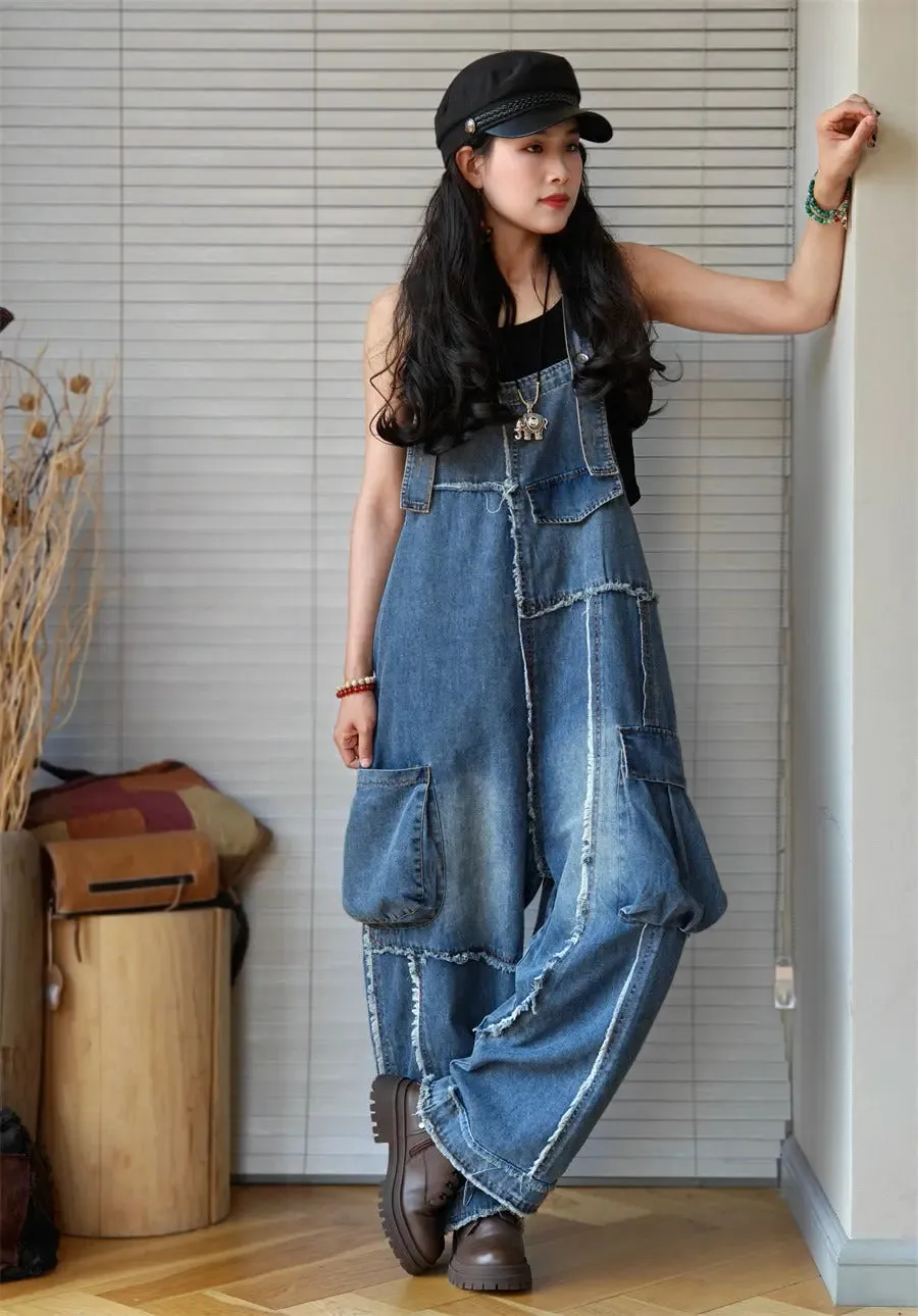 denim jumpsuit women blue jean jumpsuit jean overalls for women