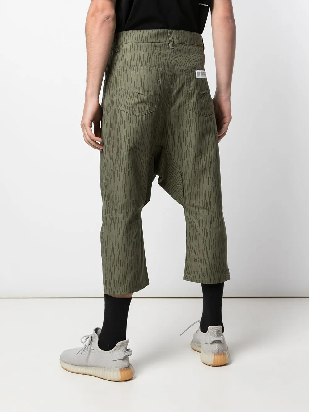 DOUBLE HAREM PANT ARMY GREEN BLACK