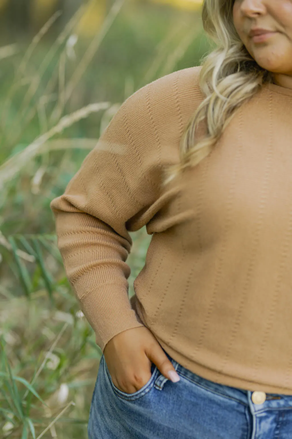 Evening Stroll Textured Sweater