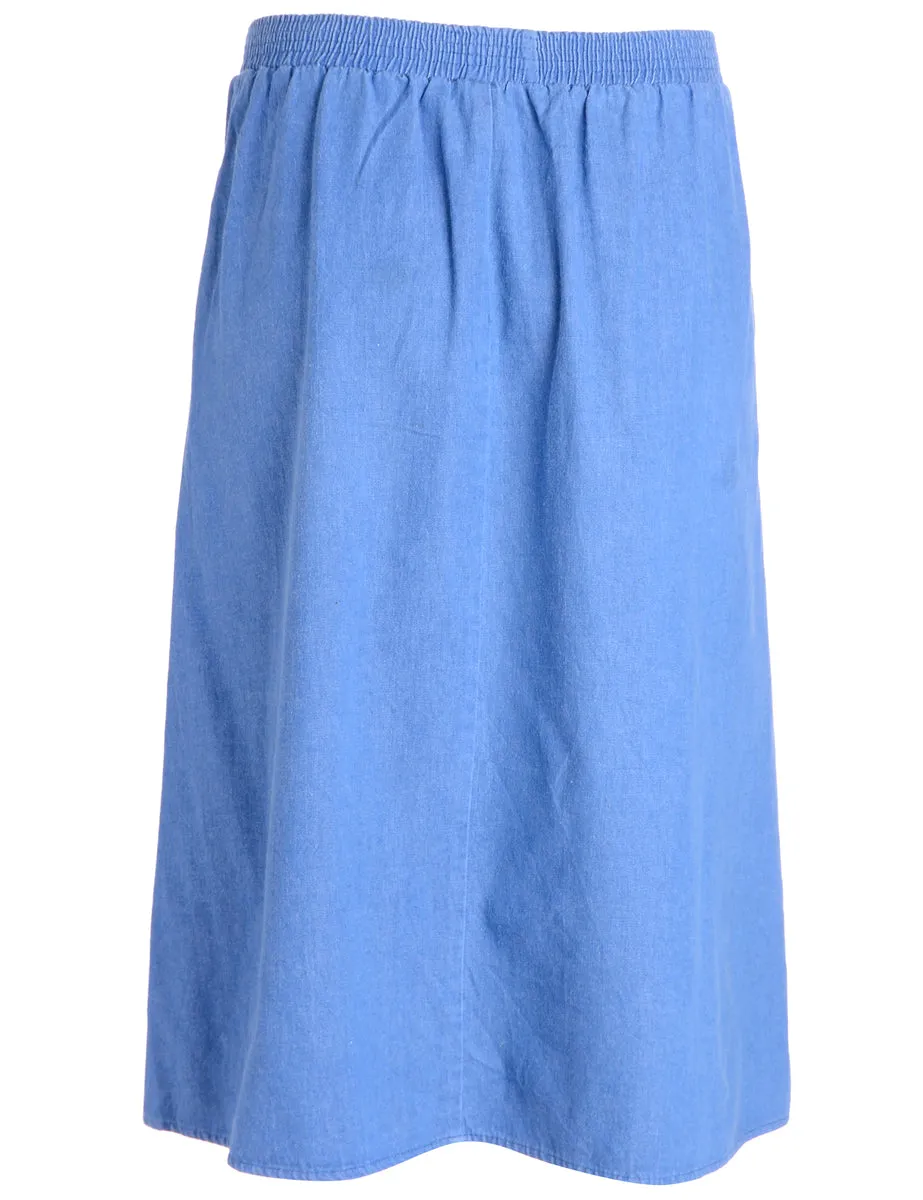 Flared Denim Skirt - XS