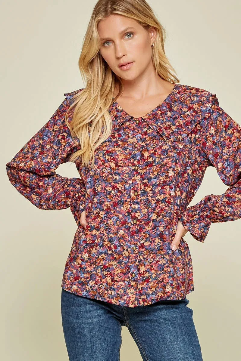 Floral Print Top