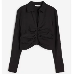 H&M Collar blouse, black