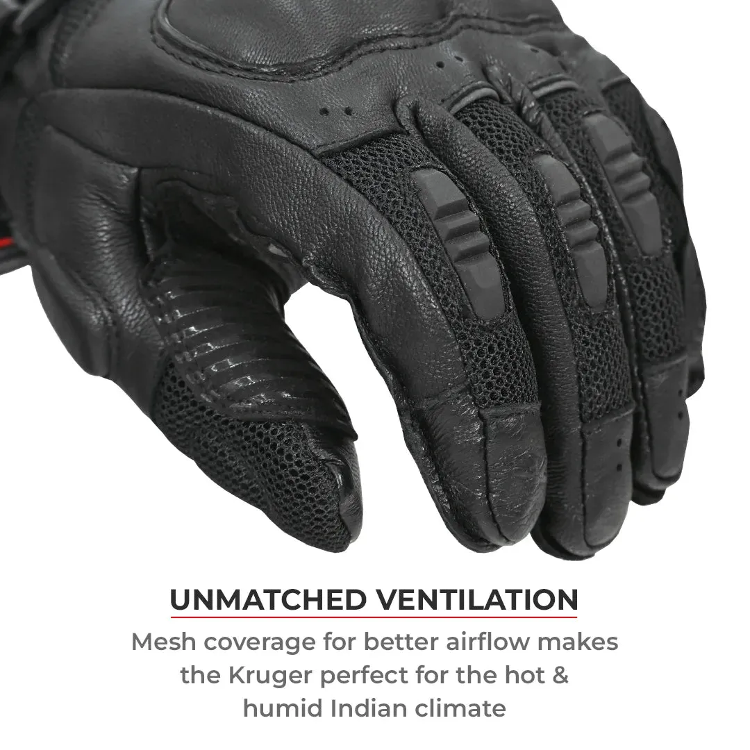 KRUGER – MOTORCYCLE TOURING RIDING GLOVES