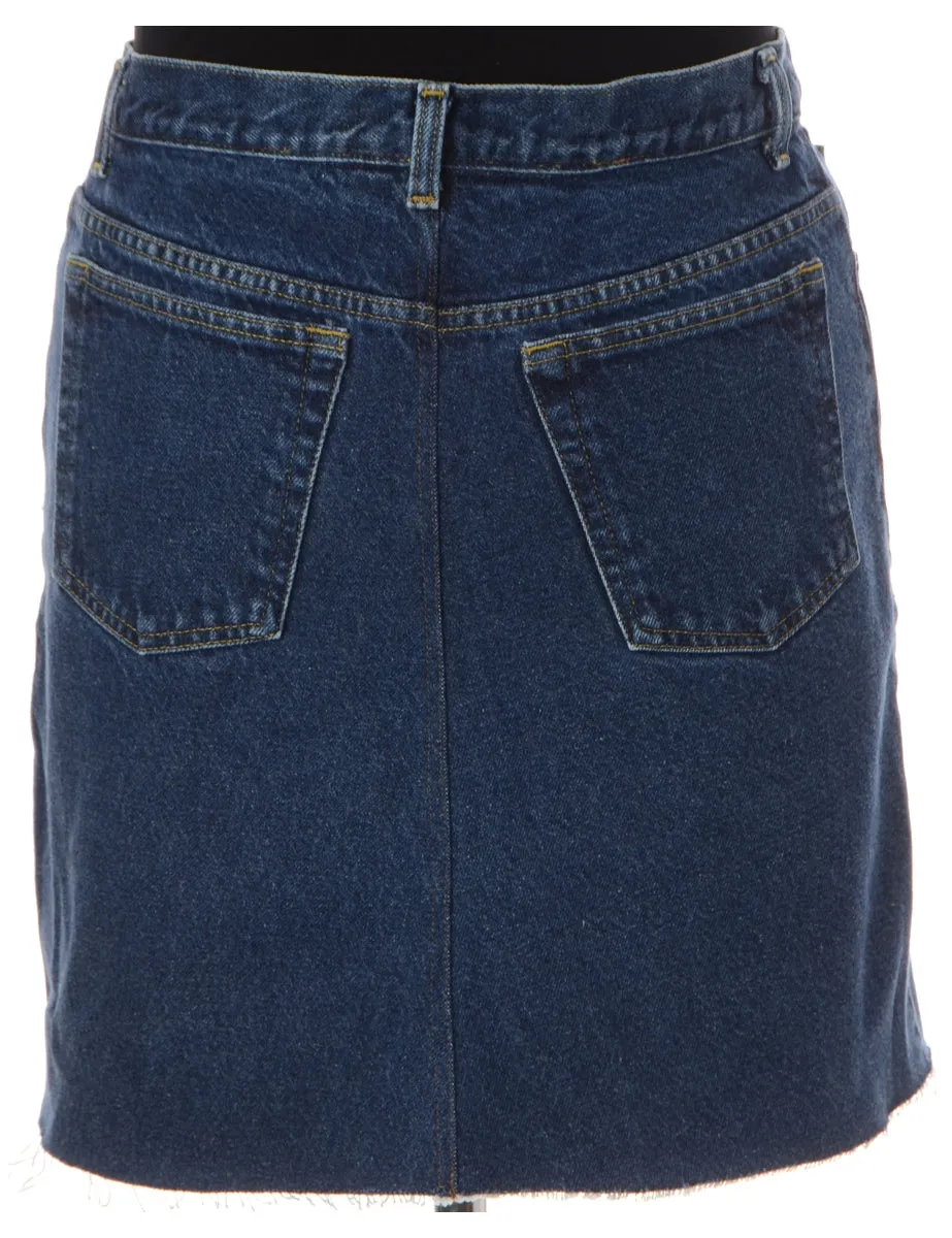 Label Jess Denim Jeans Mini Skirt