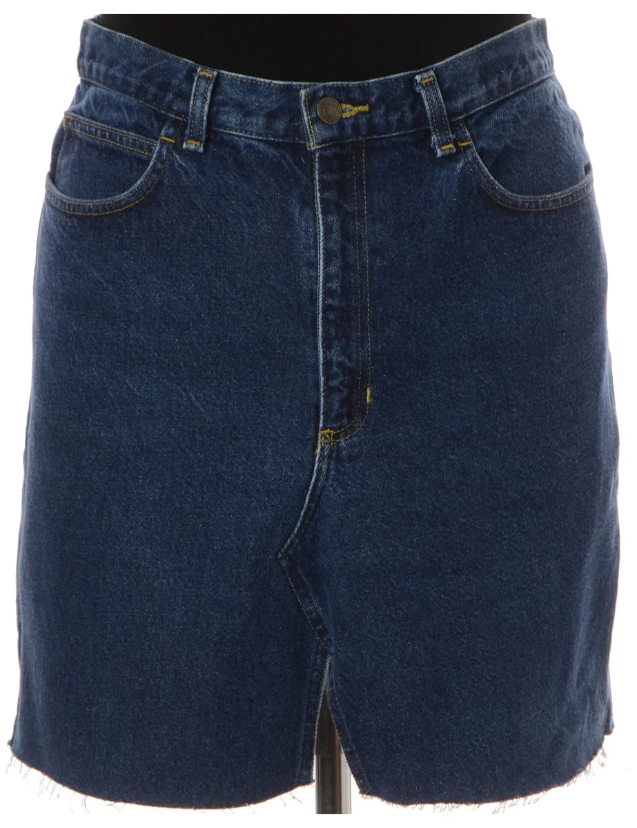 Label Jess Denim Jeans Mini Skirt