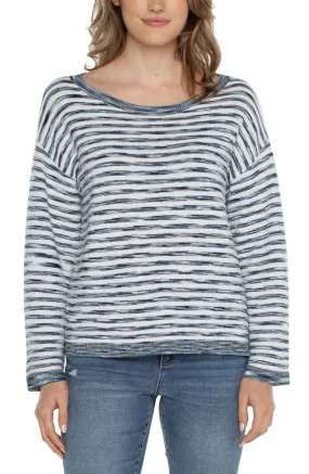 Long Sleeve Boat Neck Sweater