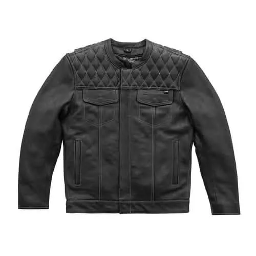 Men's Premium Limited Edition Cinder Leather Scooter Jacket