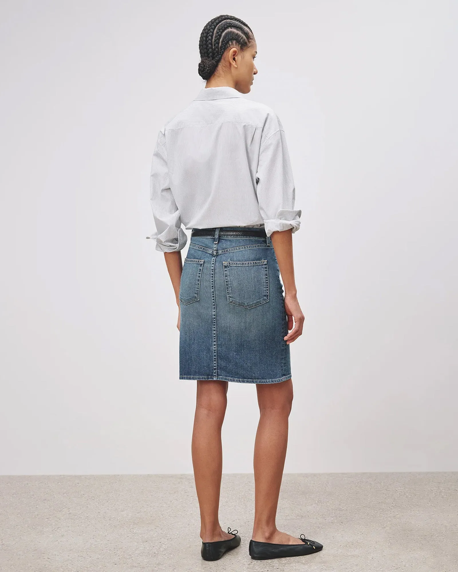 MICAH DENIM SKIRT