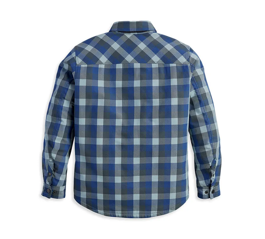 OPERATIVE PLAID JACKET