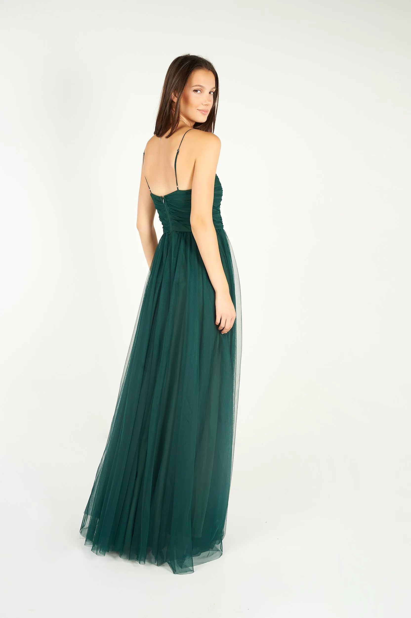 Robe maxi en chiffon - PD4656 - (E-A9)