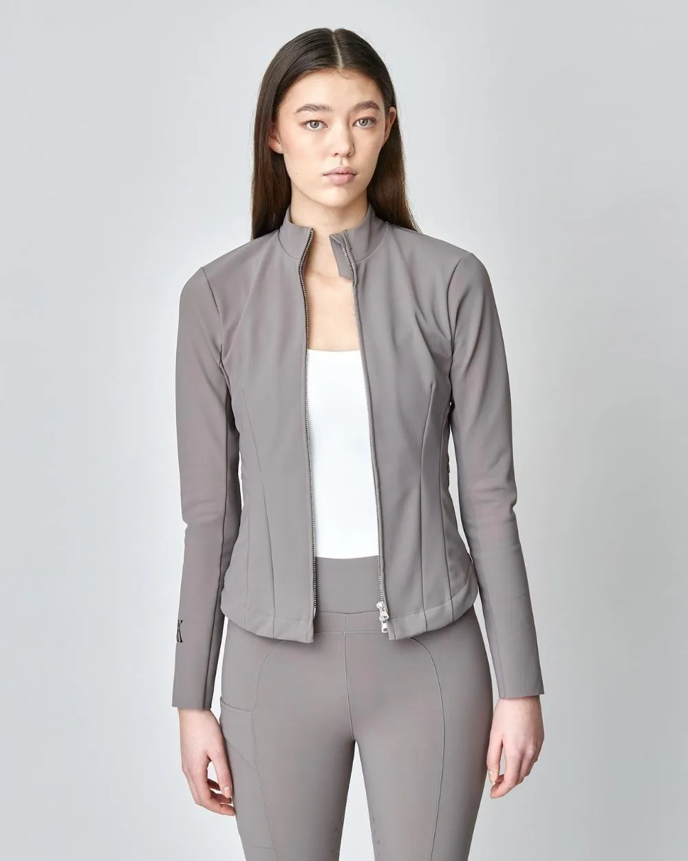 Signature Riding Jacket Taupe