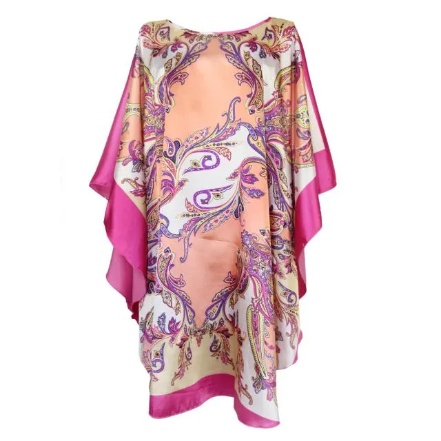 Silk Rayon Robe Bath Gown Nightgown