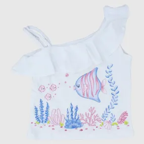 Under The Sea Sleeveless Blouse