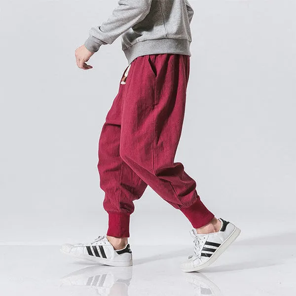 WLS Gelyu Harem Pants Red