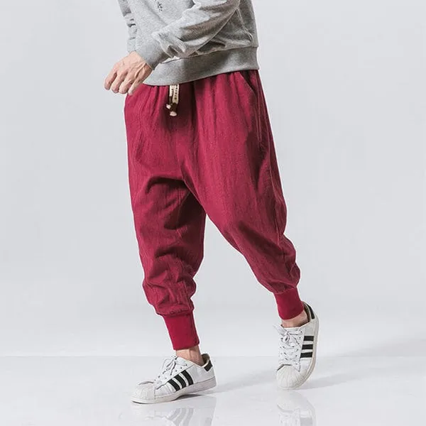 WLS Gelyu Harem Pants Red